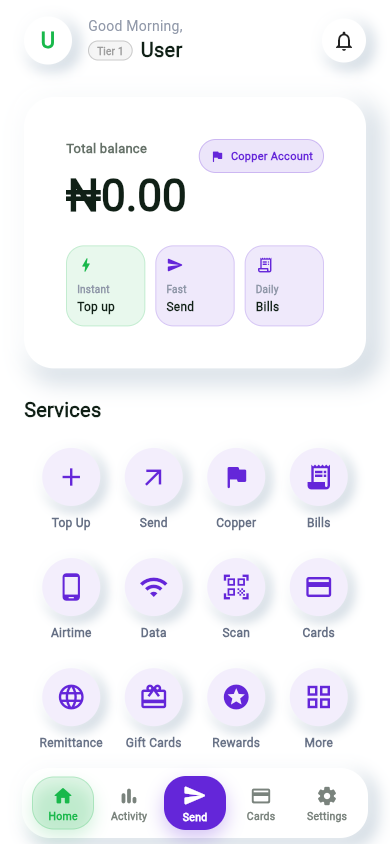 Original approved MamiPay mobile home design in light mode